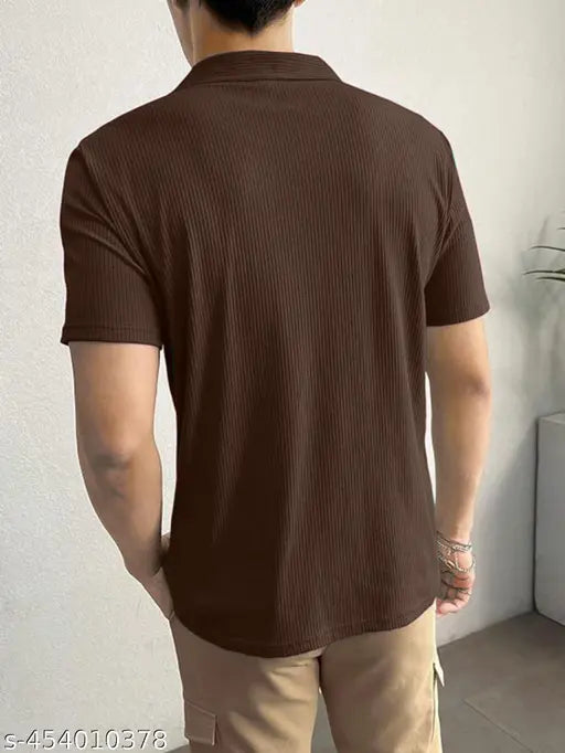 Brown Polo T-shirt