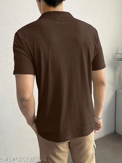 Brown Polo T-shirt