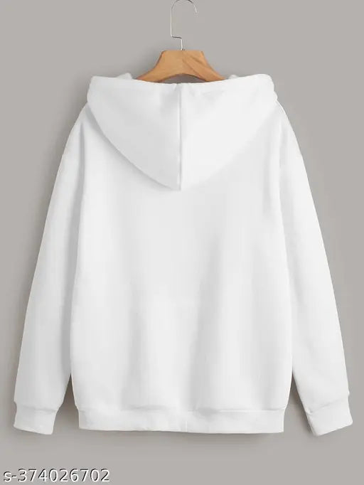 Basic white hoodie