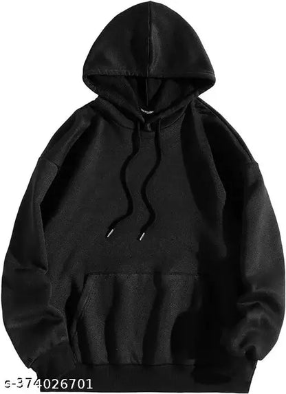 Basic black hoodie