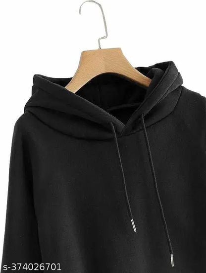 Basic black hoodie