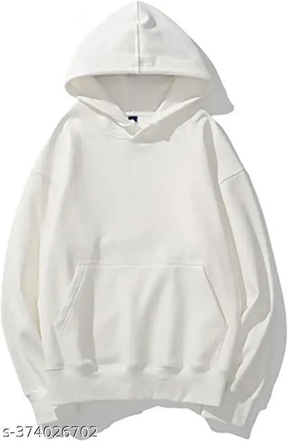 Basic white hoodie